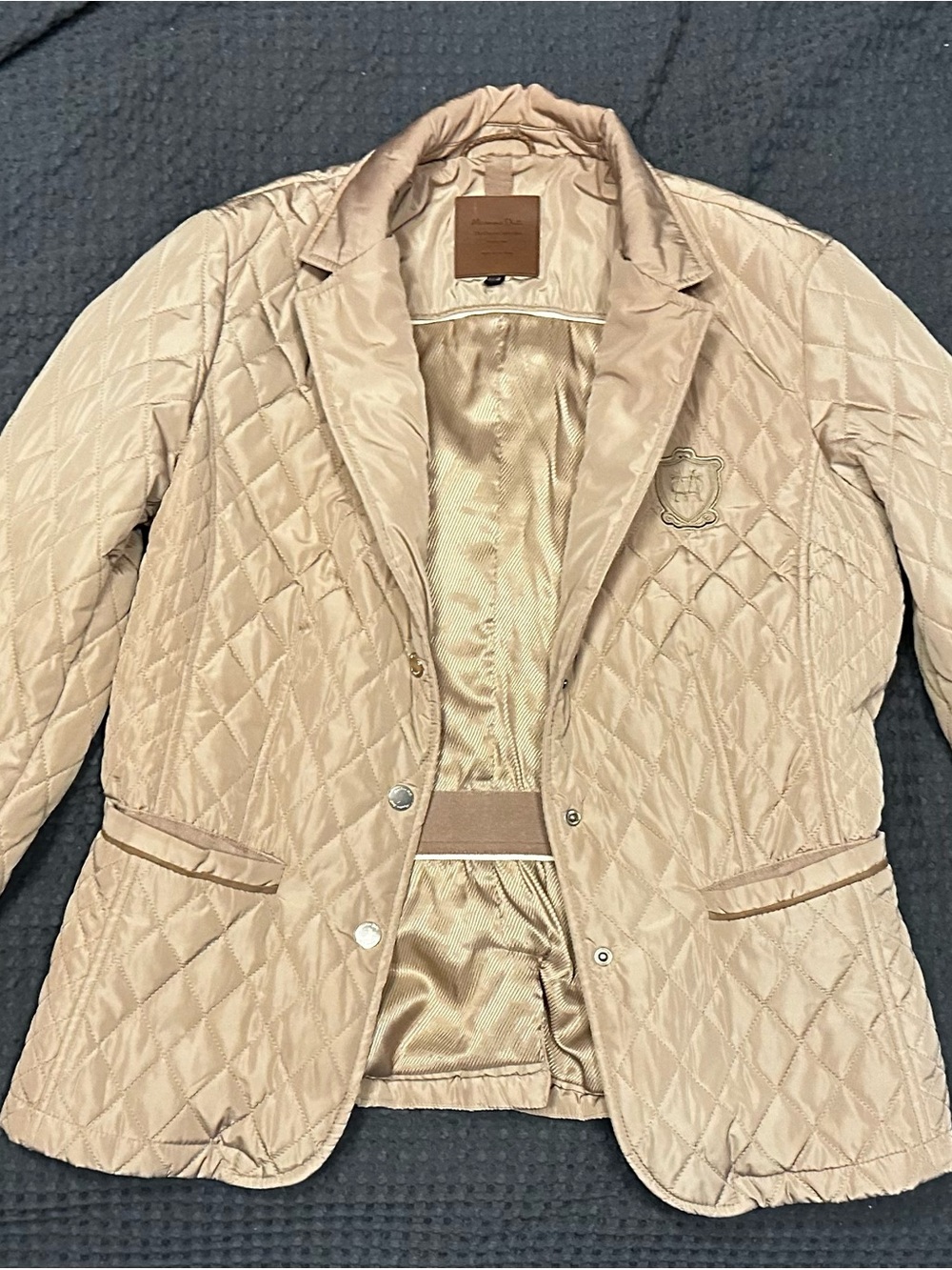 Quilted Beige Women's Jacket
